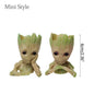 Miniature Groot Figurine Office Decor