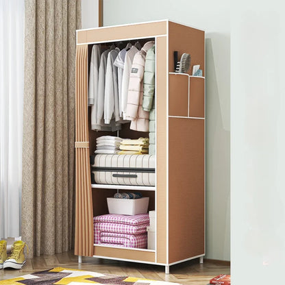 Minimalist Fabric Wardrobe for Bedroom