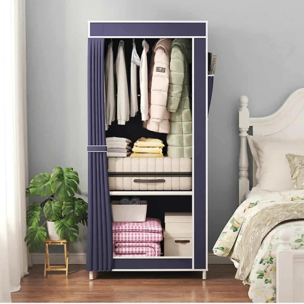 Minimalist Fabric Wardrobe for Bedroom