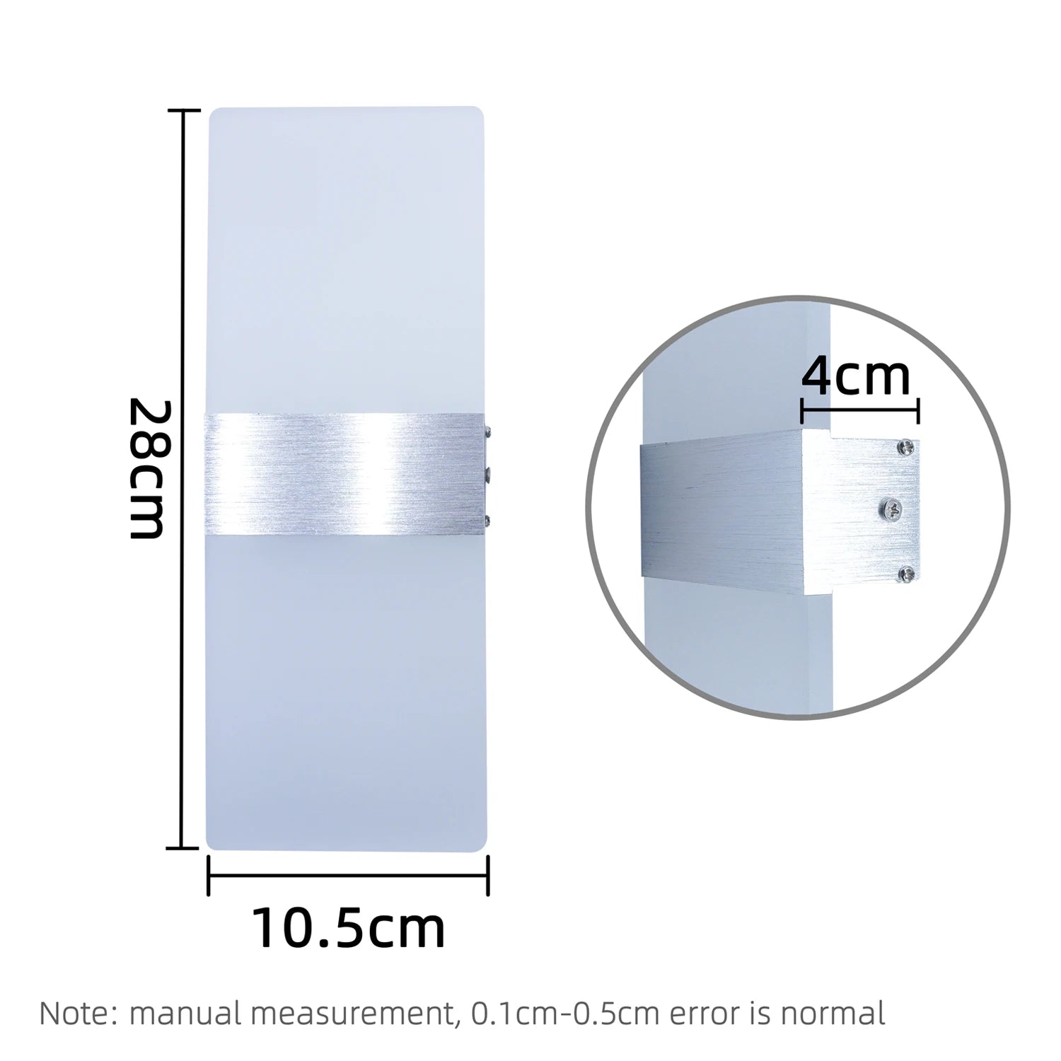 Minimalist LED Aluminium Wall Lamp