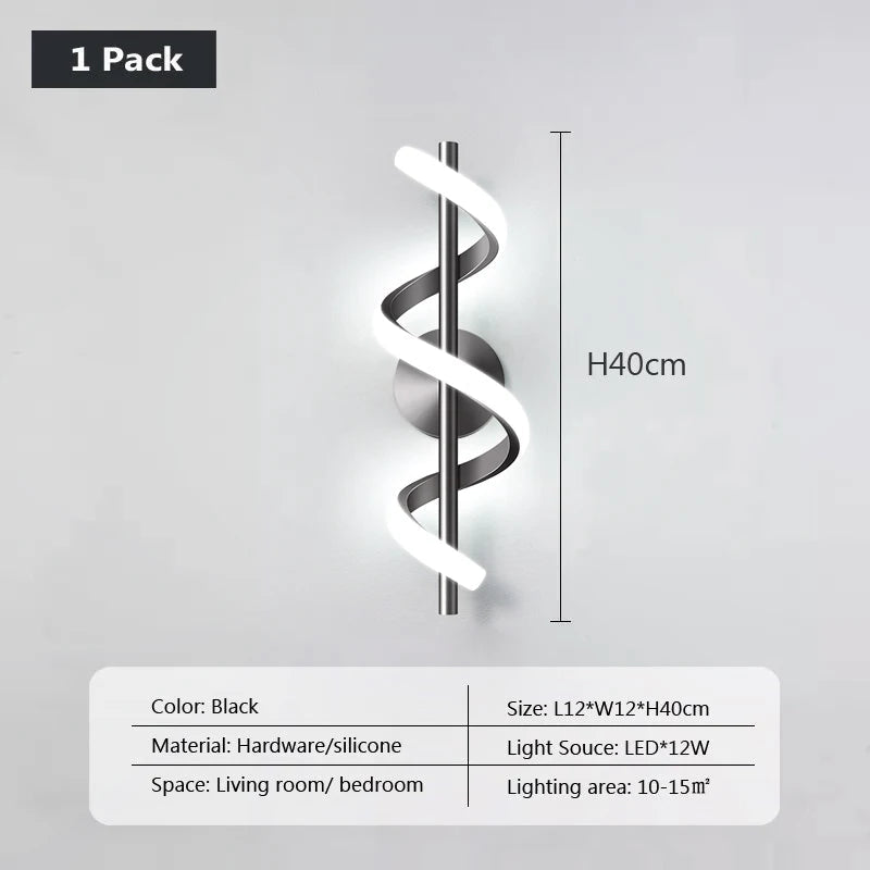 Minimalist LED Wall Lamp - Nordic