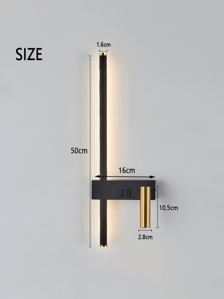 Minimalist LED Wall Lamp - Nordic Design