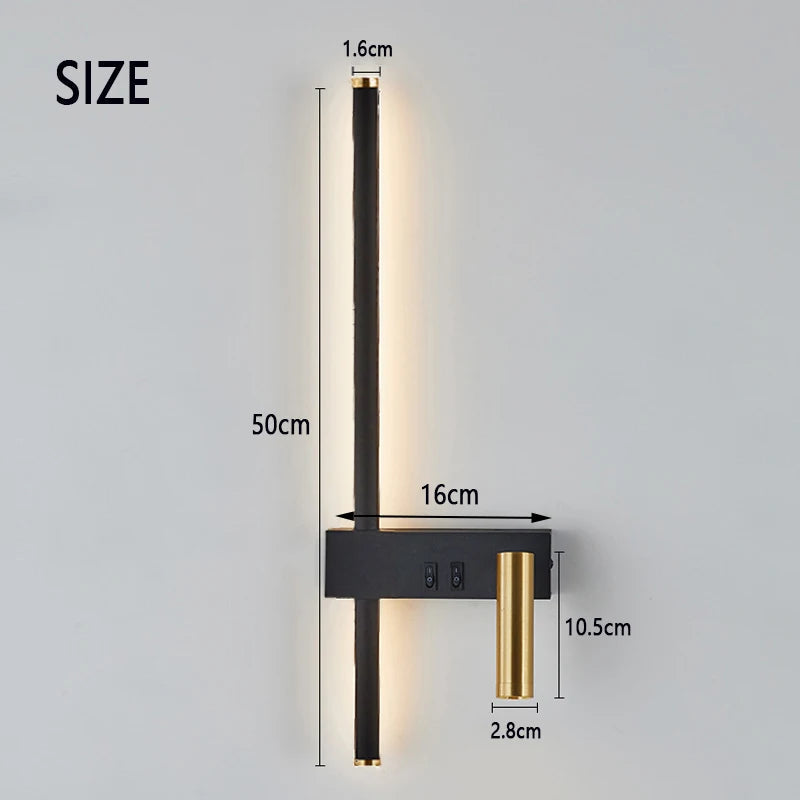 Minimalist LED Wall Lamp - Nordic Design