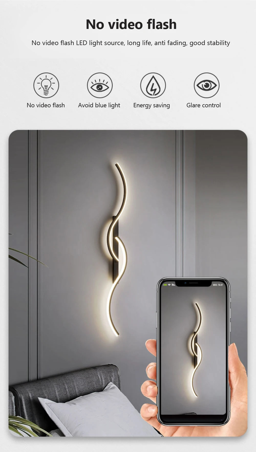 Minimalist LED Wall Lamp Sconce