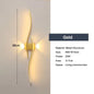 Minimalist LED Wall Lamps - Black, White, Gold