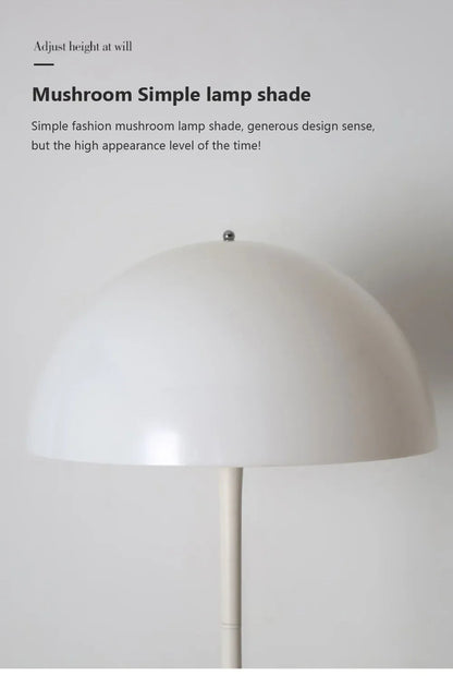 Minimalist White Mushroom Floor Lamp