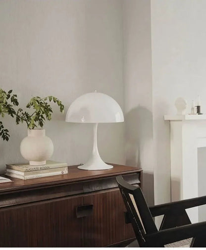 Minimalist White Mushroom Floor Lamp