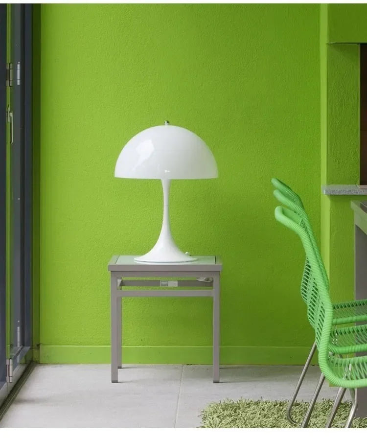 Minimalist White Mushroom Floor Lamp