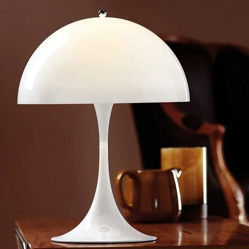 Minimalist White Mushroom Floor Lamp