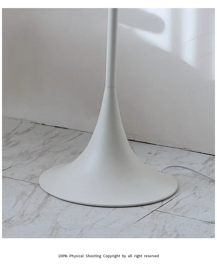 Minimalist White Mushroom Floor Lamp