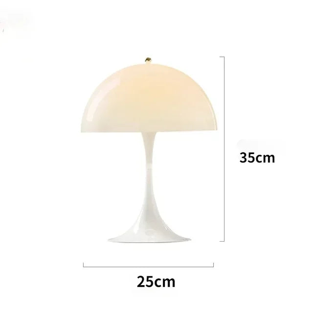 Minimalist White Mushroom Floor Lamp