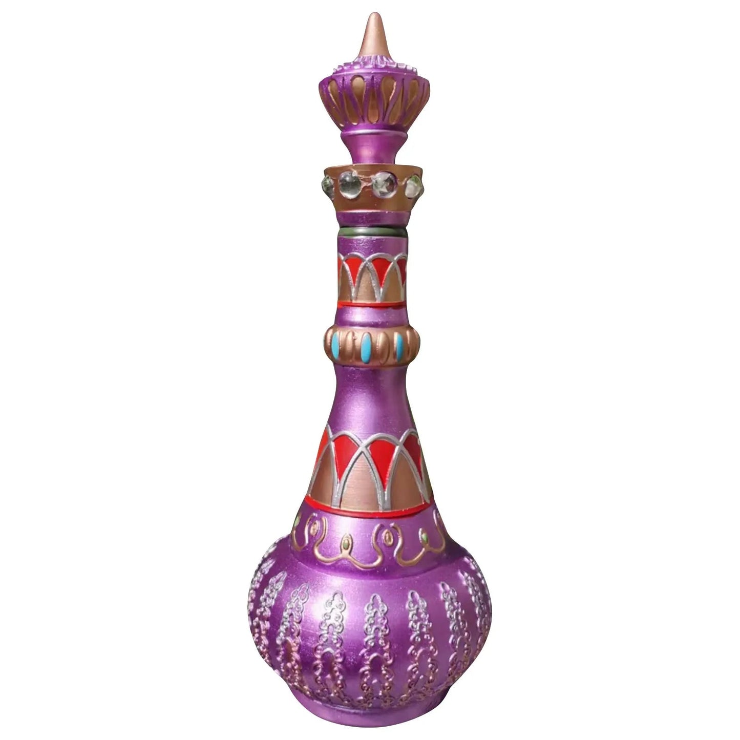 Mirrored Purple Jeannie Bottle Decoration