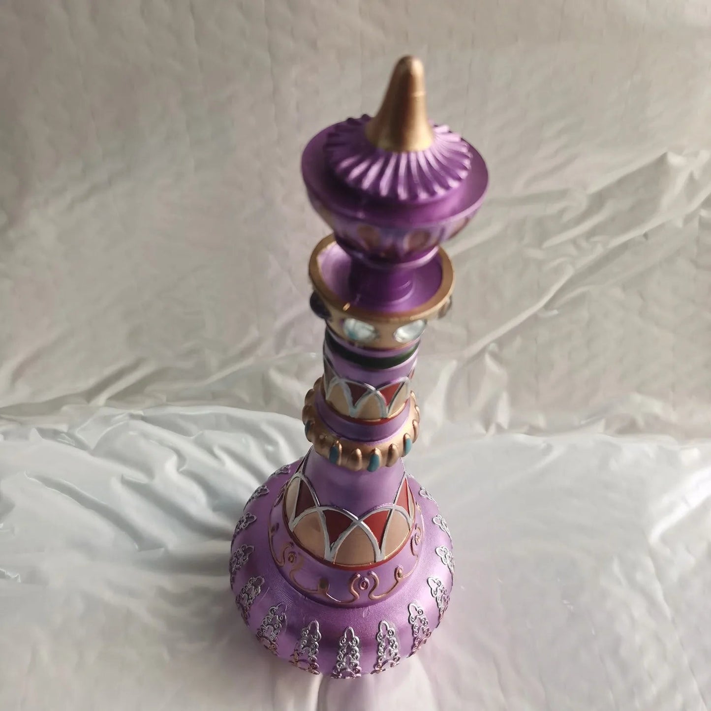 Mirrored Purple Jeannie Bottle Decoration