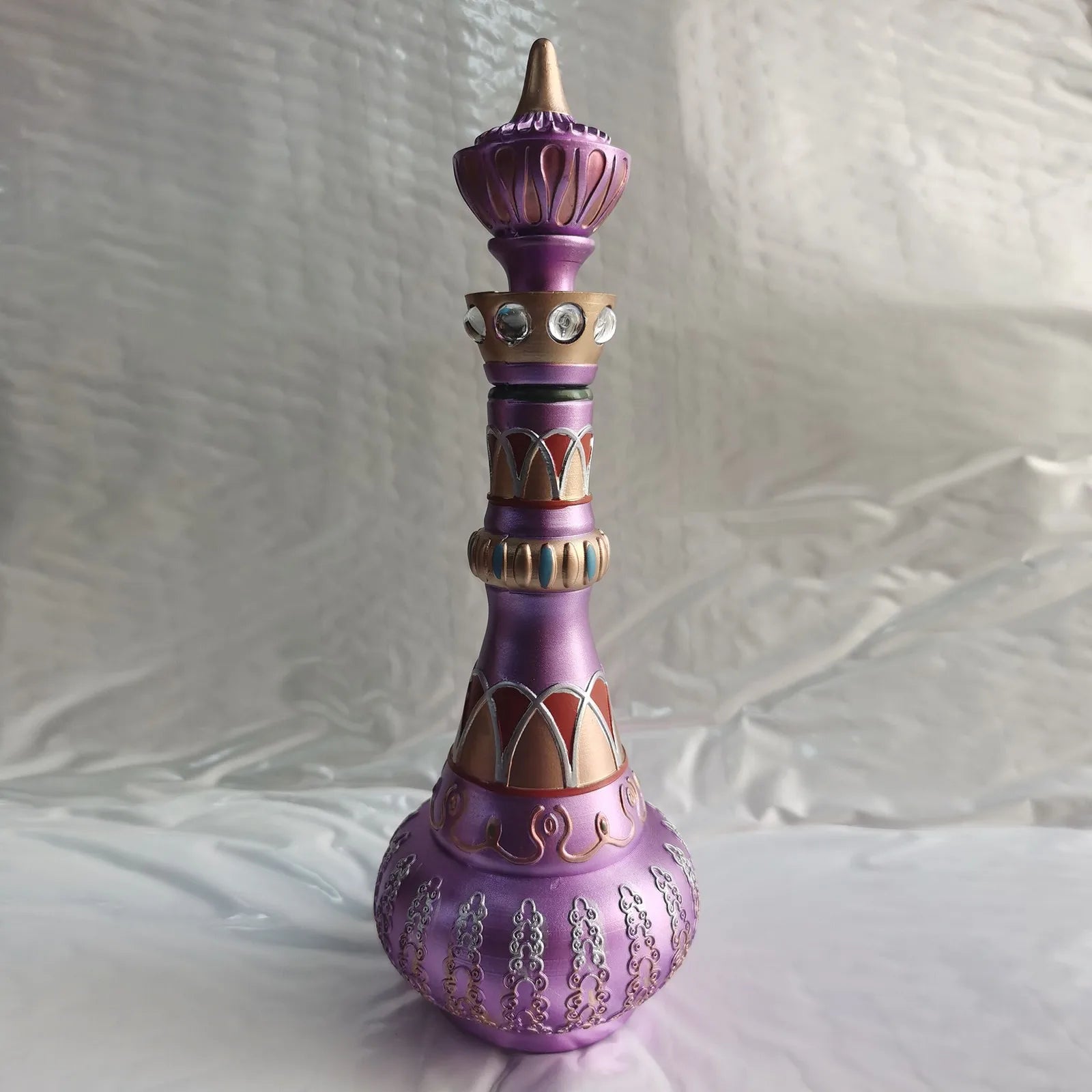 Mirrored Purple Jeannie Bottle Decoration