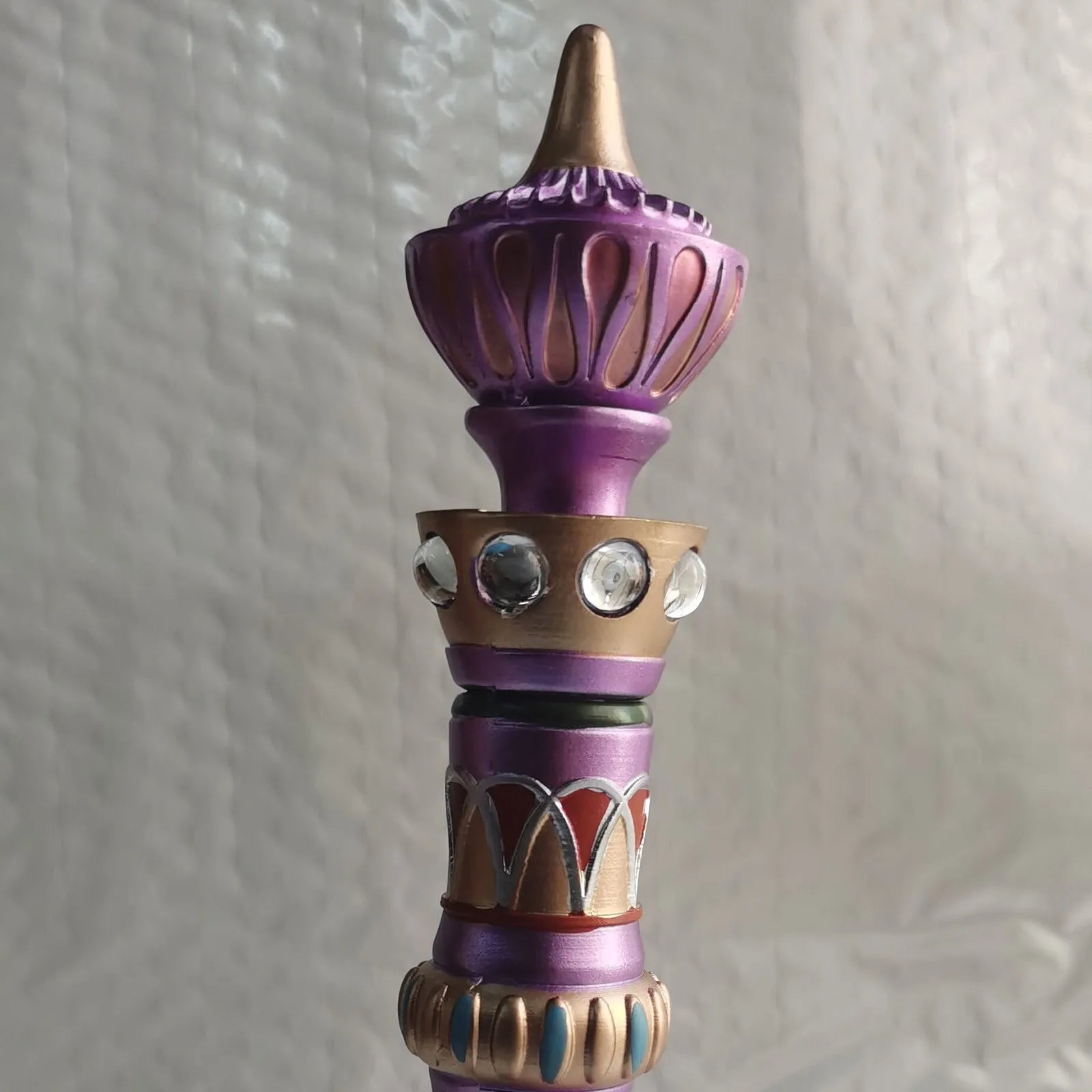 Mirrored Purple Jeannie Bottle Decoration