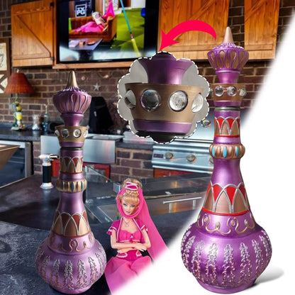 Mirrored Purple Jeannie Bottle Decoration