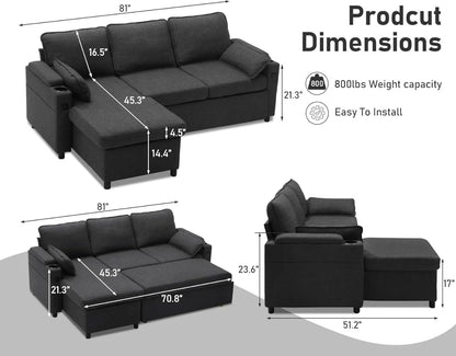 Modern 2 in 1 Sofa Bed