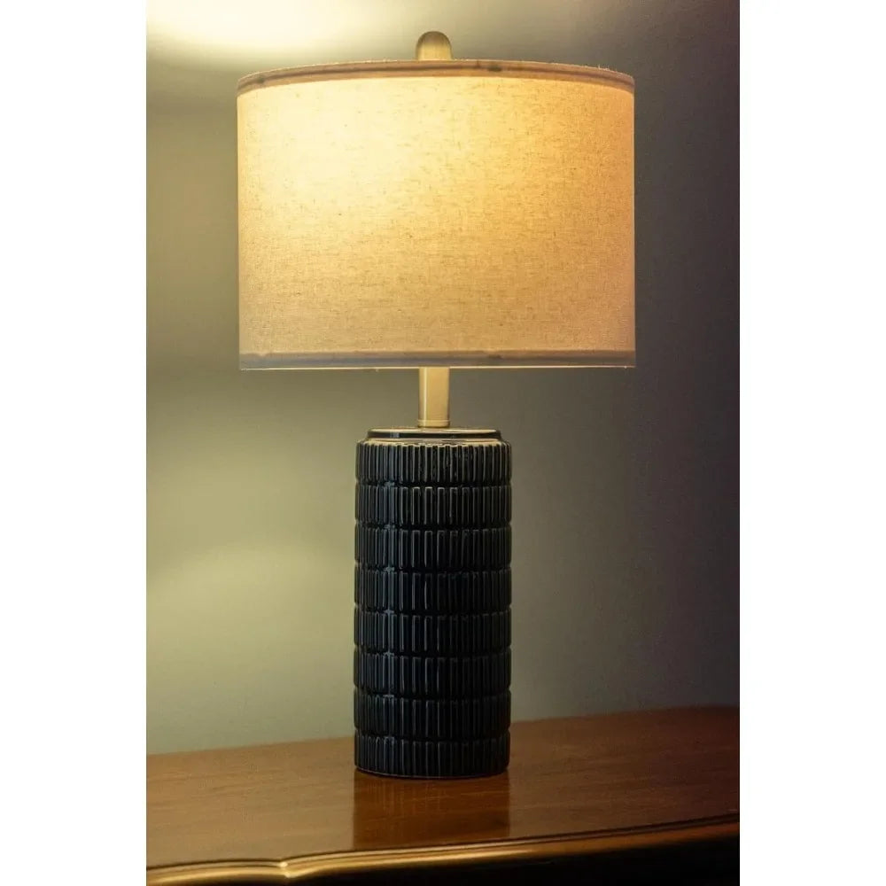 Modern 23" White Ceramic Table Lamps