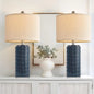 Modern 23" White Ceramic Table Lamps