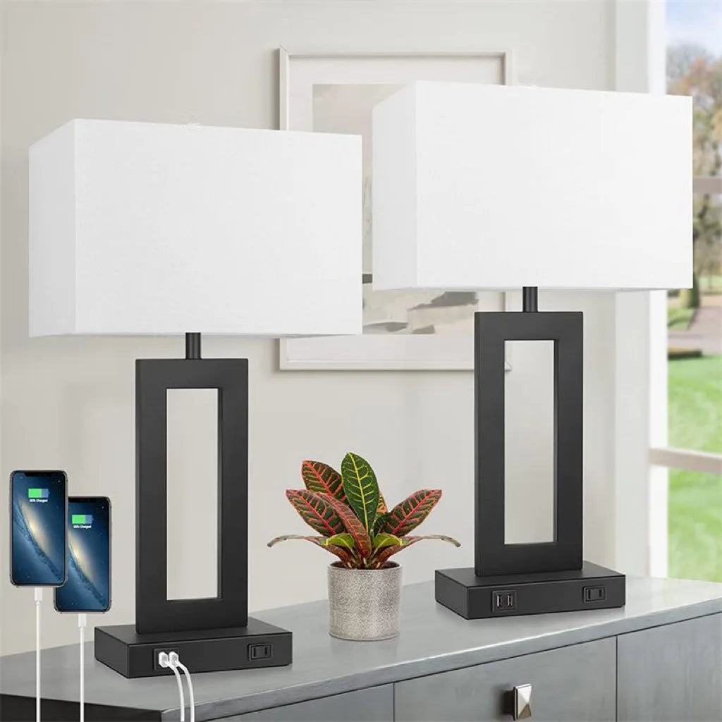 Modern 3-Way Dimmable Bedside Lamp