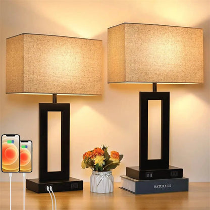 Modern 3-Way Dimmable Bedside Lamp