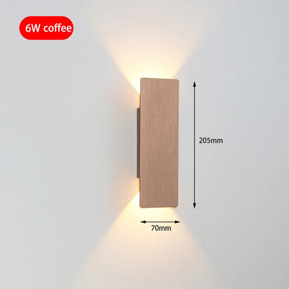 Modern 6W LED Wall Lamp - Aluminium