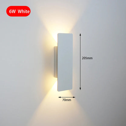 Modern 6W LED Wall Lamp - Aluminium