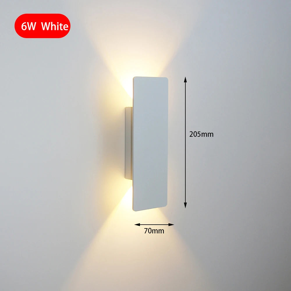 Modern 6W LED Wall Lamp - Aluminium