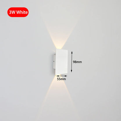 Modern 6W LED Wall Lamp - Aluminium