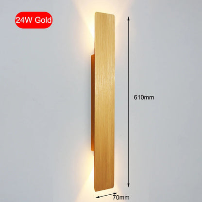 Modern 6W LED Wall Lamp - Aluminium