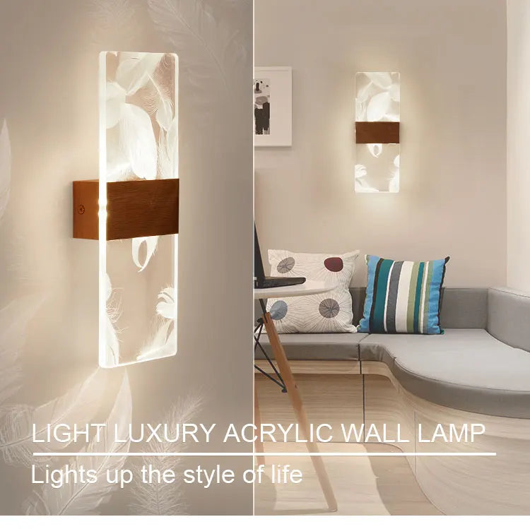 Modern Acrylic LED Wall Light