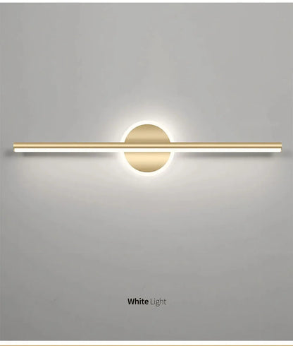 Modern Black Gold LED Wall Lamp