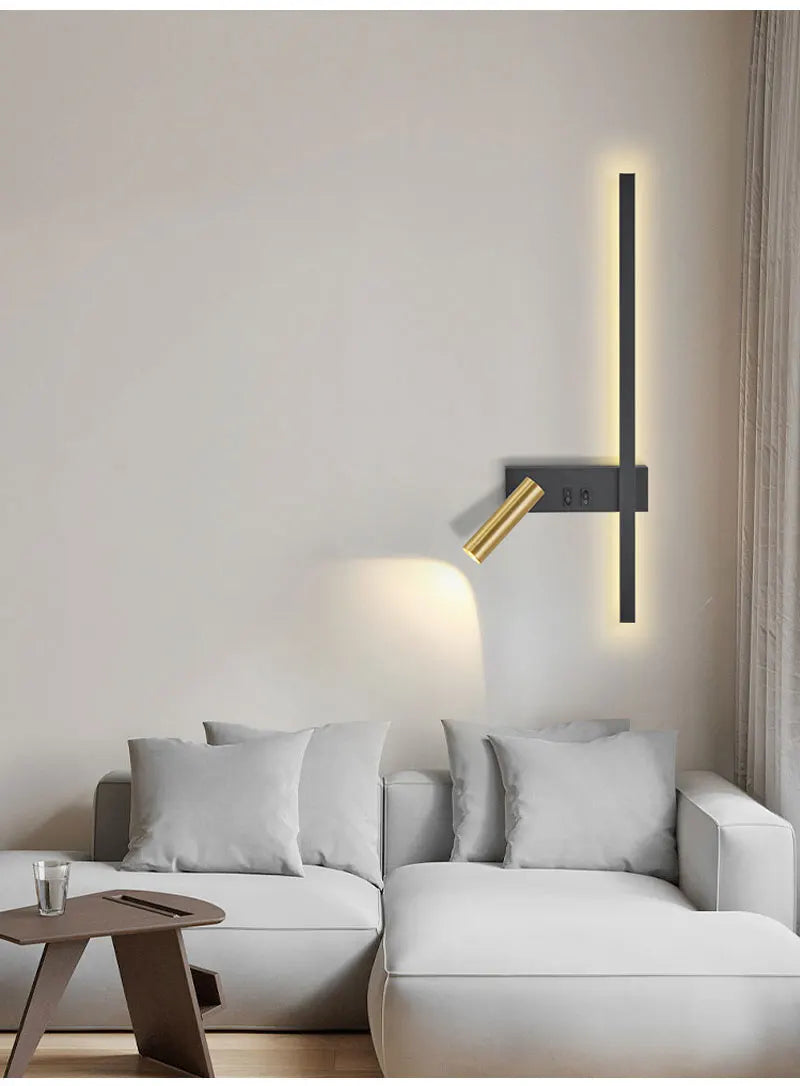 Modern Black and White Wall Lamp