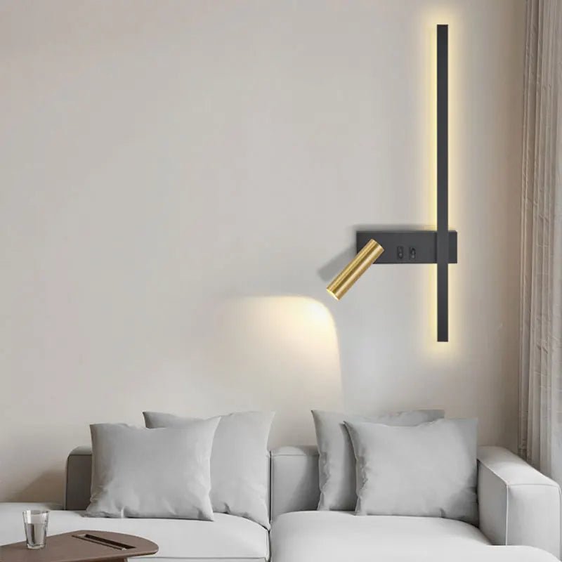 Modern Black and White Wall Lamp