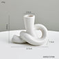 Modern Ceramic Candlestick Holders Set