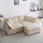 Modern Chenille L-Shaped Sectional Sofa