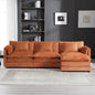 Modern Chenille L-Shaped Sectional Sofa