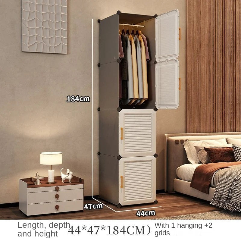 Modern Collapsible Storage Wardrobe Rack