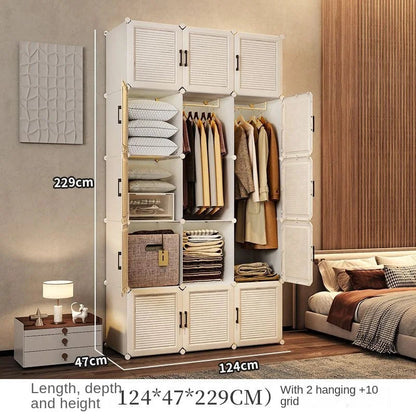 Modern Collapsible Storage Wardrobe Rack