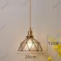 Modern Copper Glass LED Pendant Light