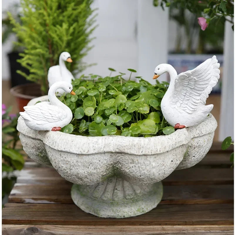 Modern Copper Hydroponics Flower Pot