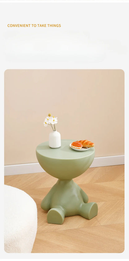 Modern Cream Plastic Coffee Table