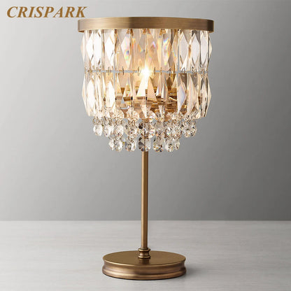 Modern Crystal Floor Lamp – Corner Lighting