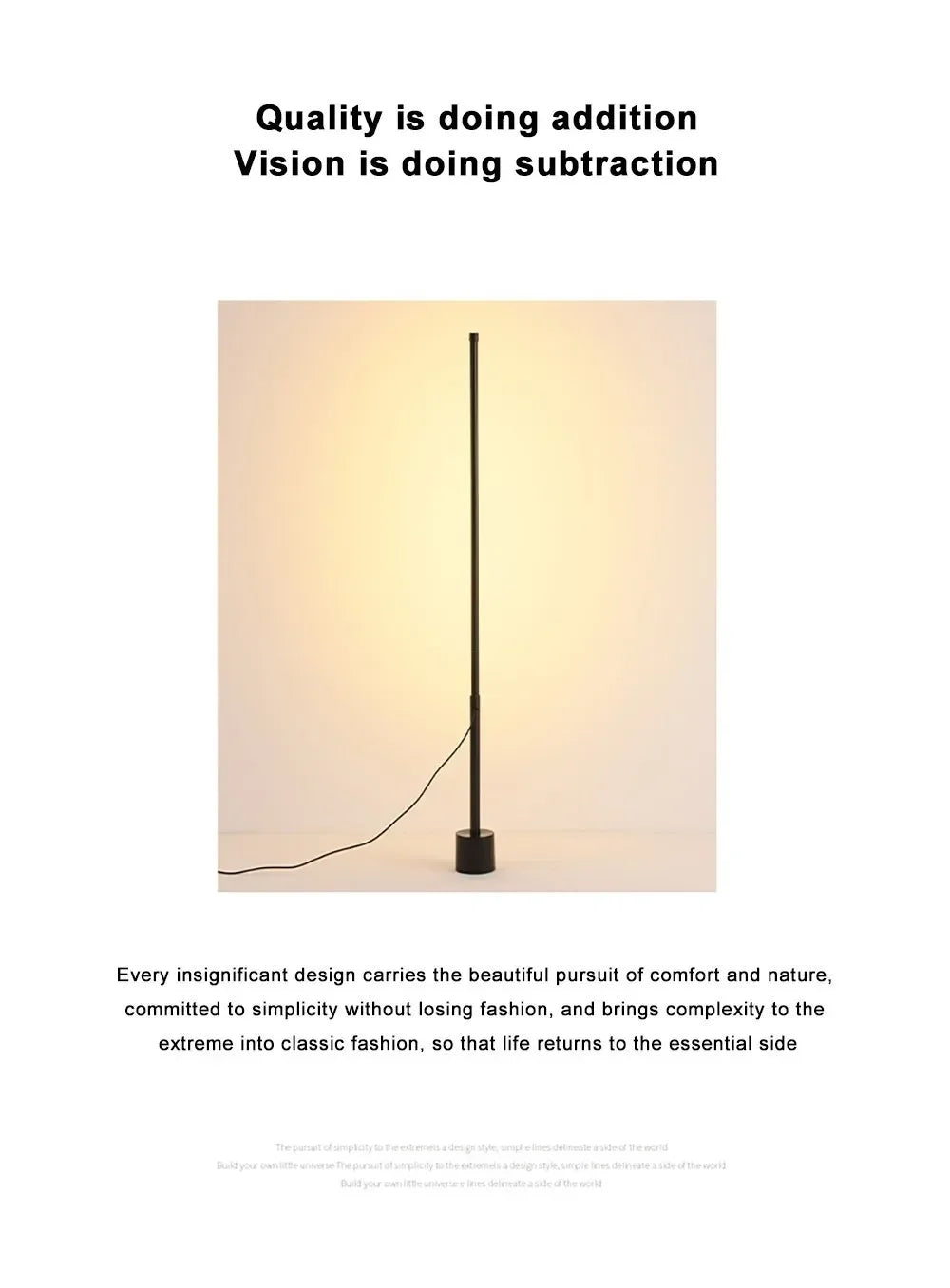 Modern Dimmable Acrylic Floor Lamp