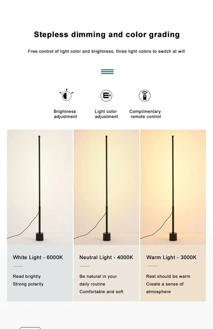 Modern Dimmable Acrylic Floor Lamp