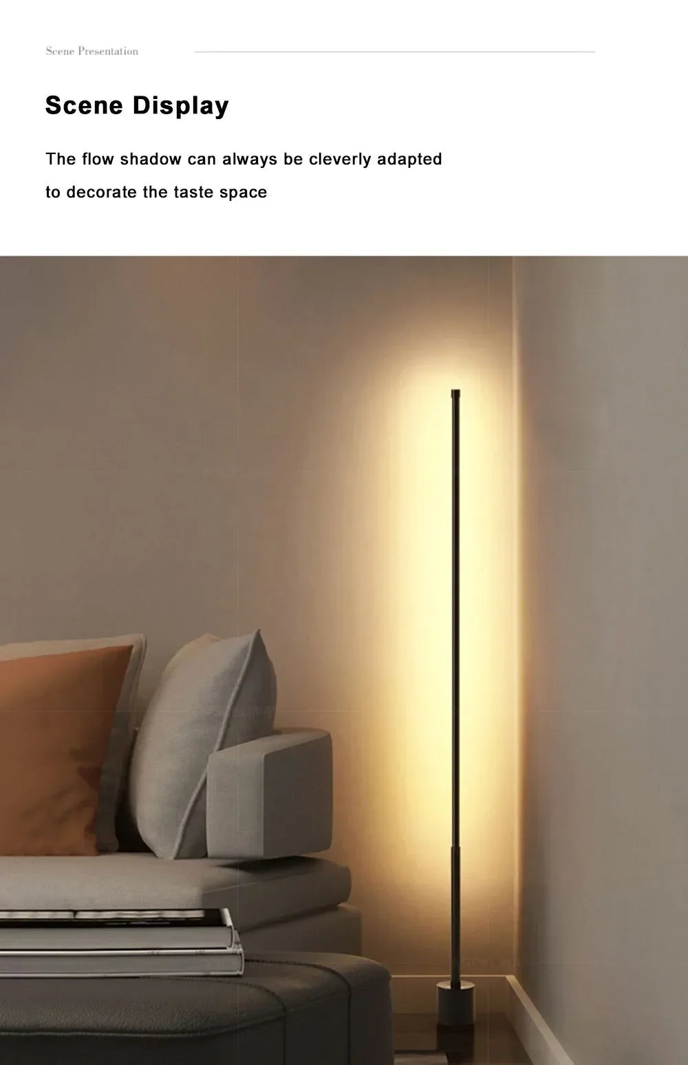 Modern Dimmable Acrylic Floor Lamp