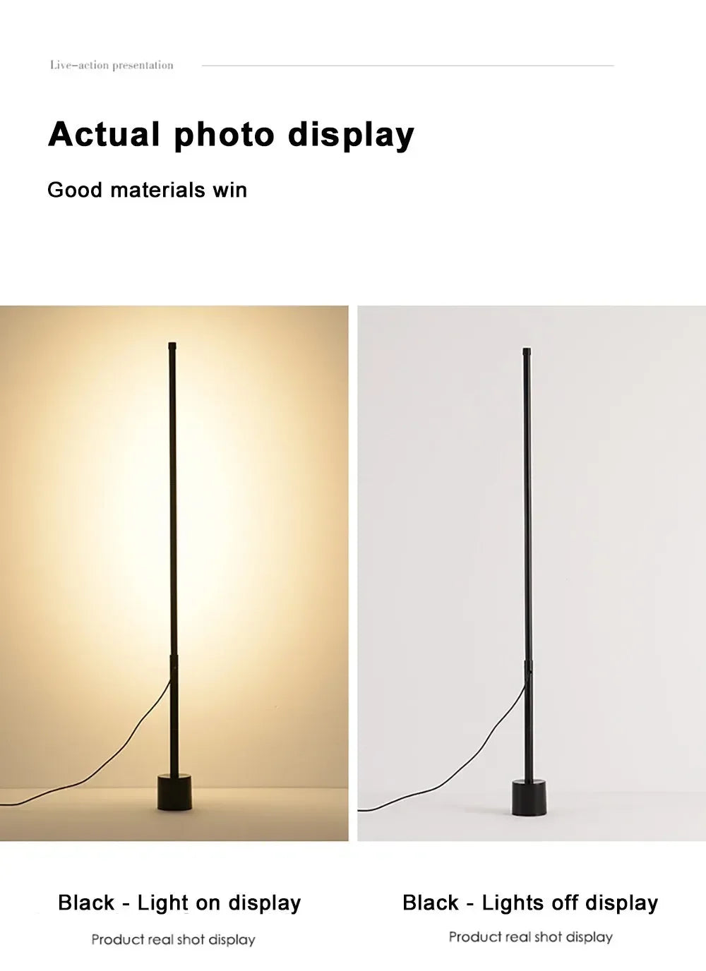 Modern Dimmable Acrylic Floor Lamp