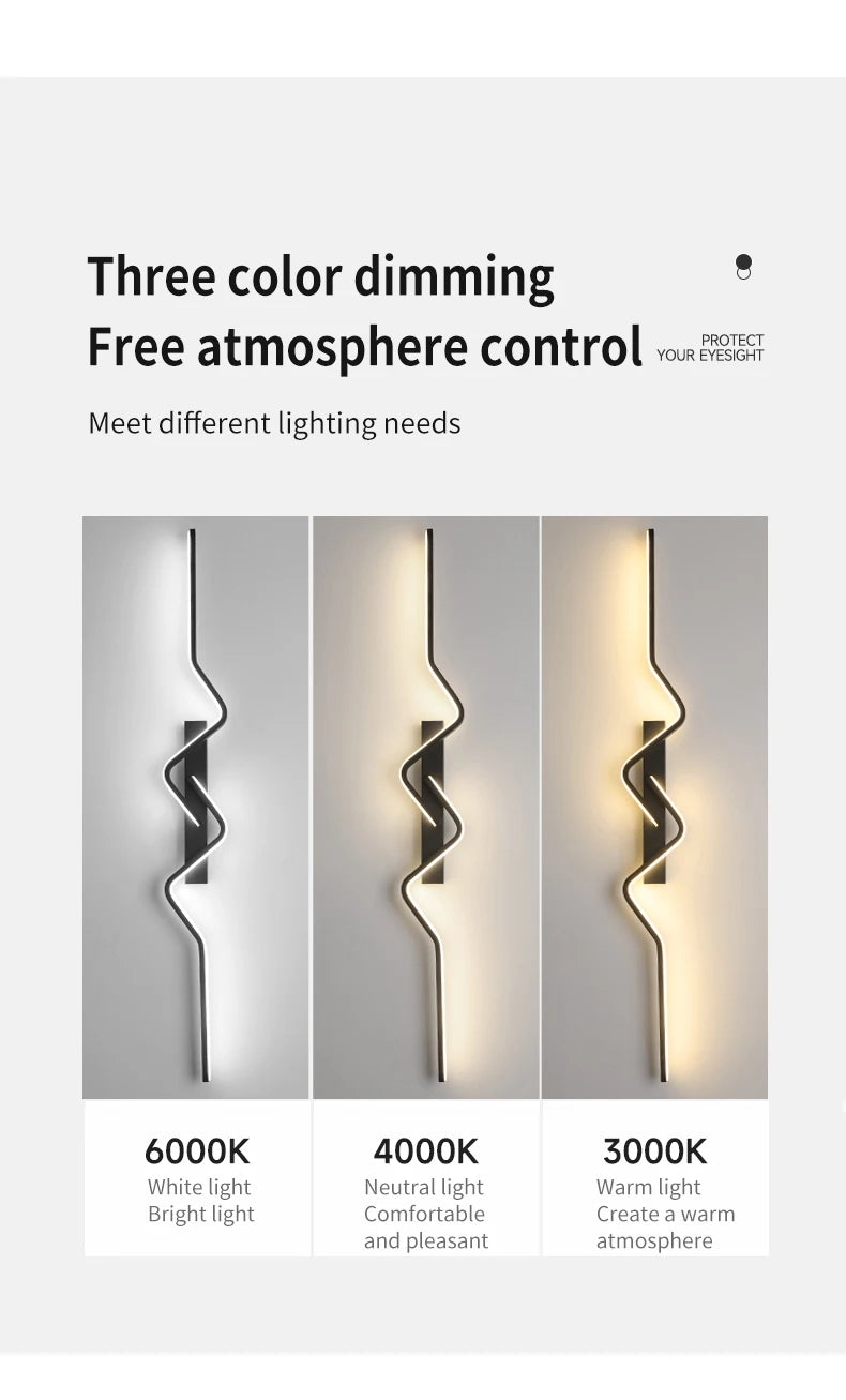 Modern Dimmable Aluminium Wall Light