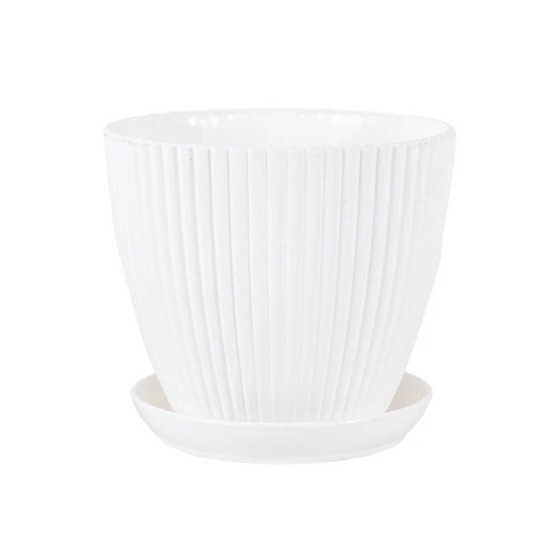 Modern Double Layer Plastic Flower Pot