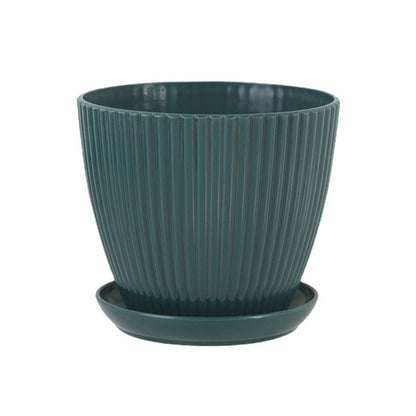 Modern Double Layer Plastic Flower Pot